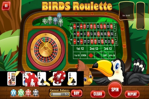 Audubon Epic Birds Casino Roulette Games - Top Fun Jackpot Craze Free screenshot 3