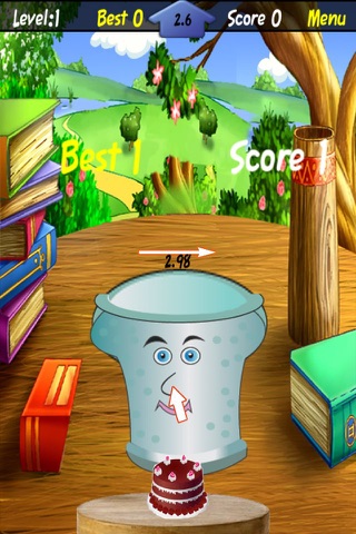 Litter Champ - Toss Paper And Cupcakes In The Garbage Can screenshot 2