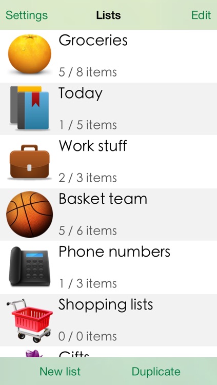 Lists To do