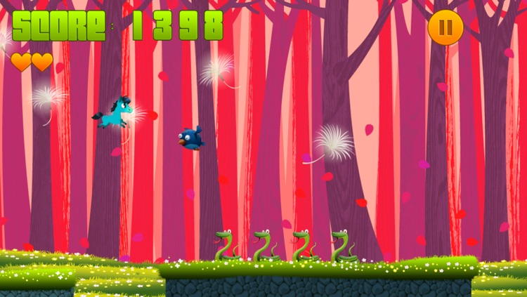 Cute Fun Pony Run - My Little Happy Baby Horse and Angry Bird Running Game