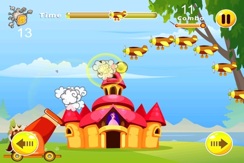 Castle defense - the king army against wood planes - Free Edition screenshot 4
