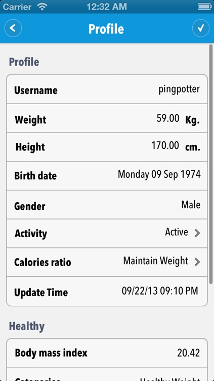 Calories iCare screenshot-4