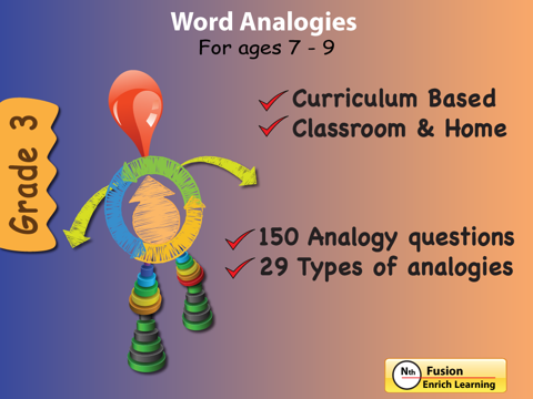 Screenshot #4 pour 3rd Grade Word Analogy for Classrooms and Home Schools