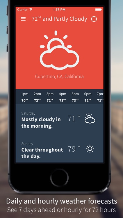 MoonWeather : Moon phase & weather forecasts screenshot-3