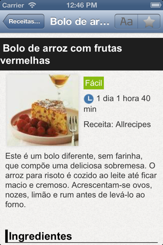 cozinhar Brasil - Receitas e dicas para cozinheiros brasileiros screenshot 2