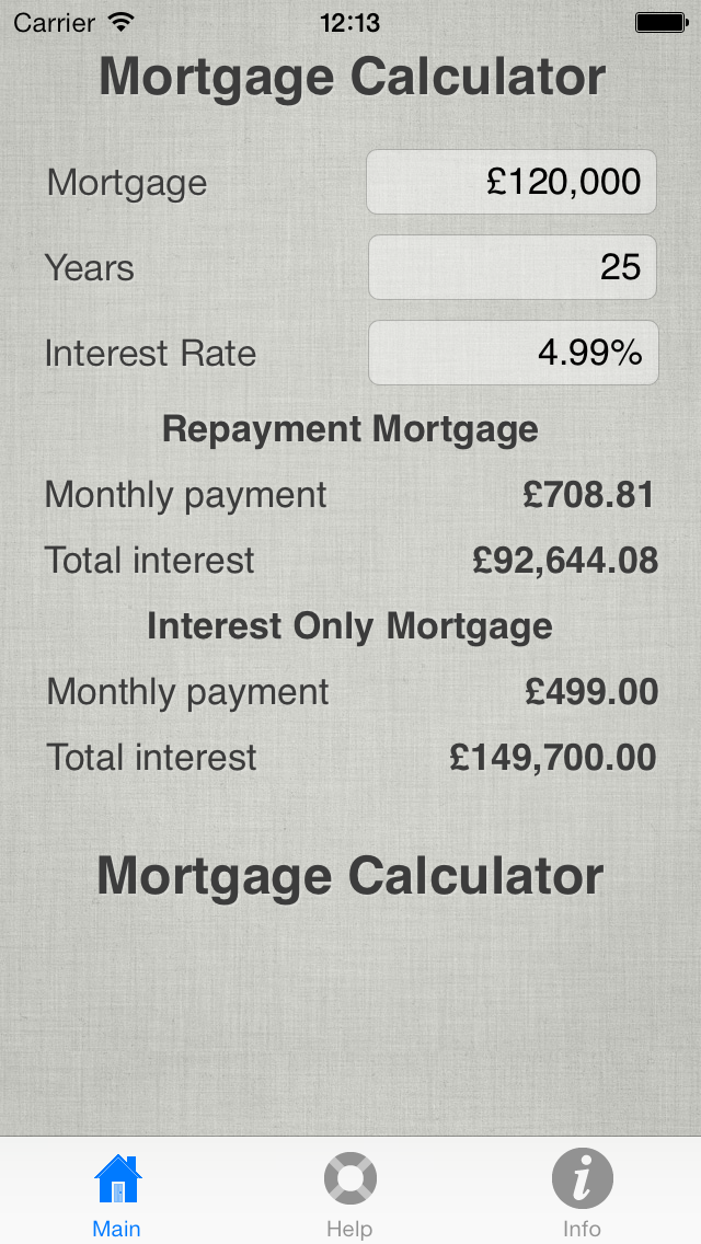 How to cancel & delete Mortgage Repayment Calculator from iphone & ipad 1