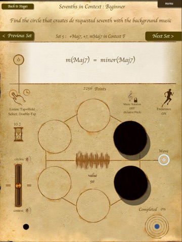 mDecks Ear Training 1 : Intervals, Triads & Sevenths screenshot 2