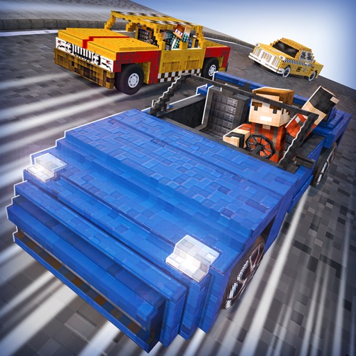 Survival Cars . Blocky Craft Car Racing Games For Kids 3D Icon