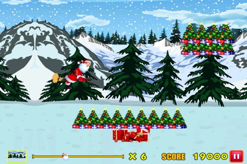 Amazing Santa Racing Skateboard Game screenshot 2