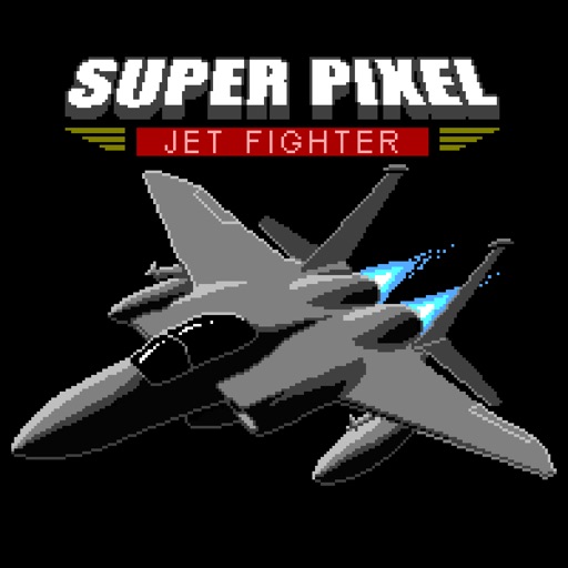 Super Pixel Jet Fighter Icon