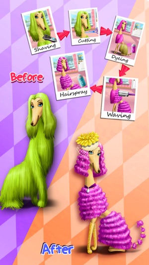 Animal Hair Salon, Dress Up and Pet Style Makeover - Kids Ga(圖5)-速報App