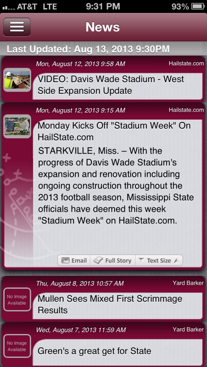 Mississippi State Football Live