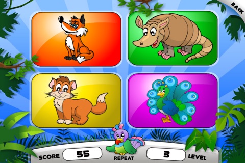 Abby - Animals - Memory Games For Kids HD screenshot 2