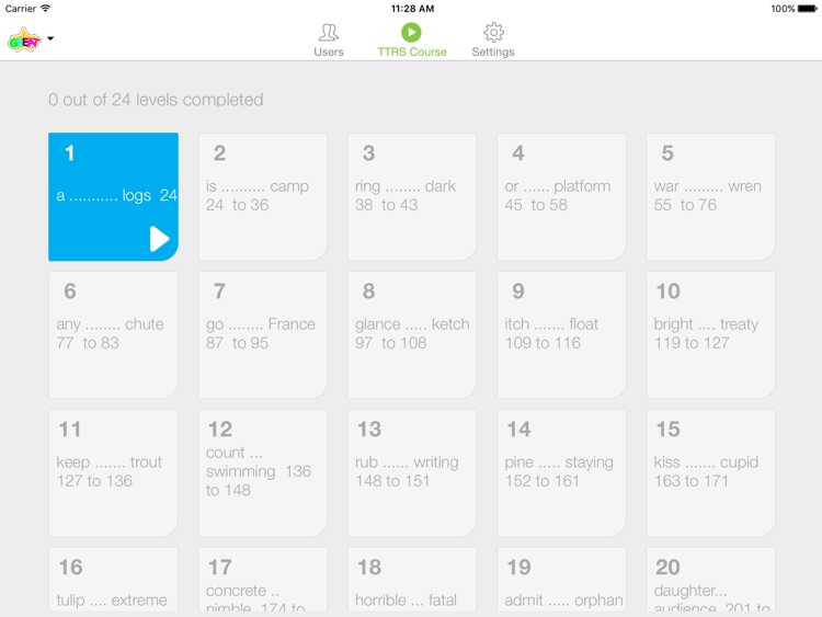 Touch-type Read and Spell (TTRS) USA