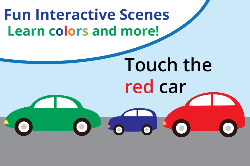 Cars and Trucks free: preschool toddler shapes, colors, puzzles screenshot 2