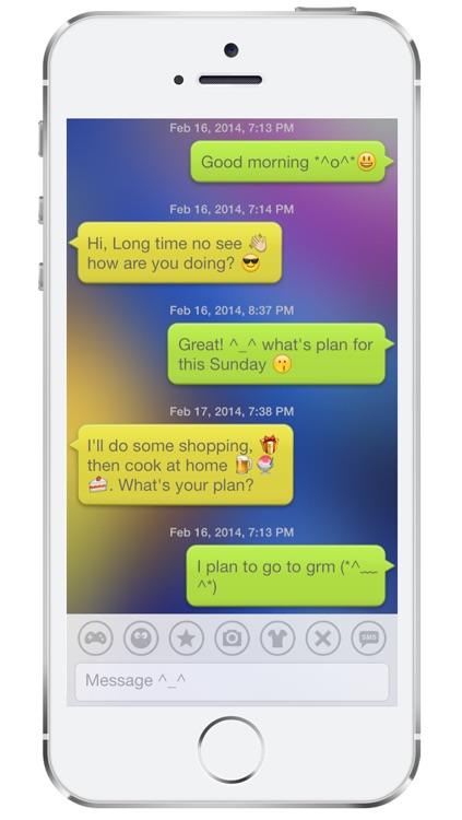 Bubble Emoji 3 – chat with emoticon smiley face in emoji keyboard :-) screenshot-4