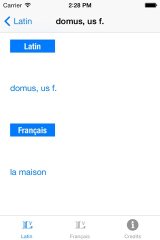 Latin Voc screenshot 3