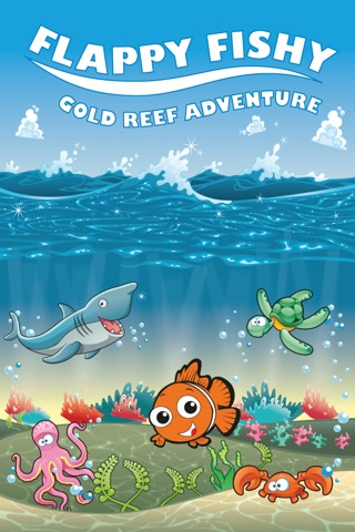 Flappy Fishy: Bouncy Gold Reef Adventure screenshot 4