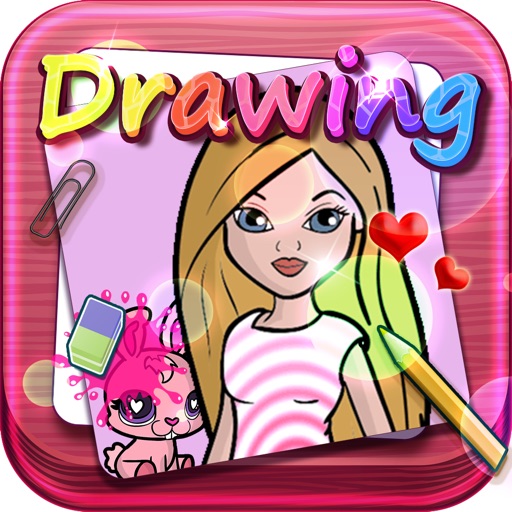 Drawing Desk Moxie Girlz : Draw and Paint Fashion Dolls on Coloring Book For Girls icon