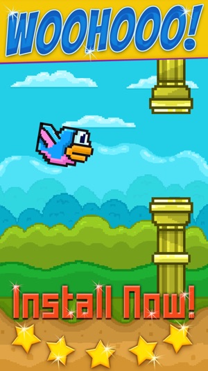 Flying Birdie - Cool Revolt Adventure Of The Tiny Bird Royal(圖2)-速報App