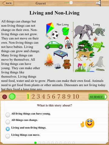 Second Grade Third Grade Life Science Reading Comprehension screenshot 3