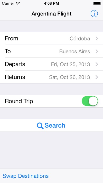Argentina Flight