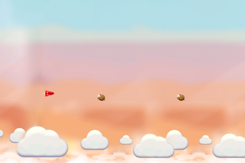 Chicken Dodge Rocket Game - Crazy Bird screenshot 3