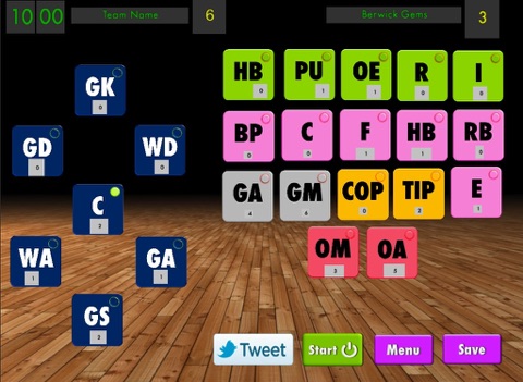 ScoreKeeper Netball PRO HD screenshot 4