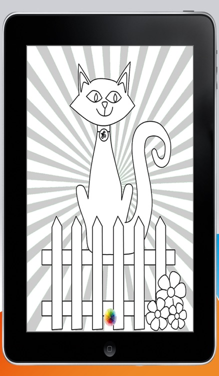 Coloring Book Funny Cats