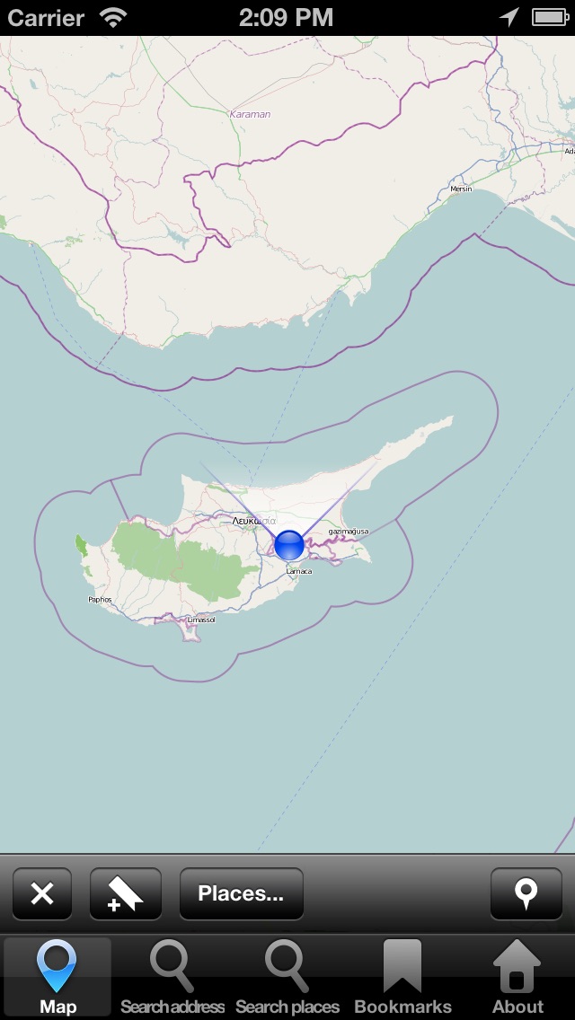 Offline Map Cyprus: City Navigator Maps Screenshot 1