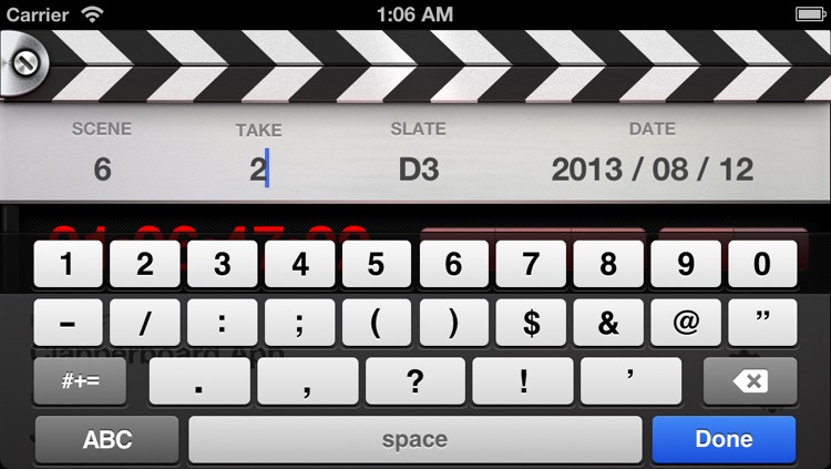 Clapperboard - Timecode Sync and Digital Video Slate