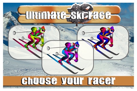 Ultimate Ski Race Free :Down Hill Slipstream mountain Challenge screenshot 2