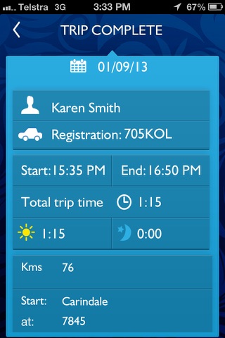 RACQ Learn2go Learner Logbook screenshot 3