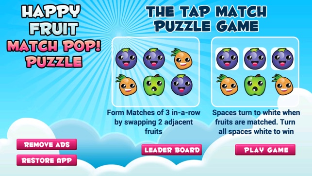 Happy Fruit Match Pop! Puzzle(圖1)-速報App