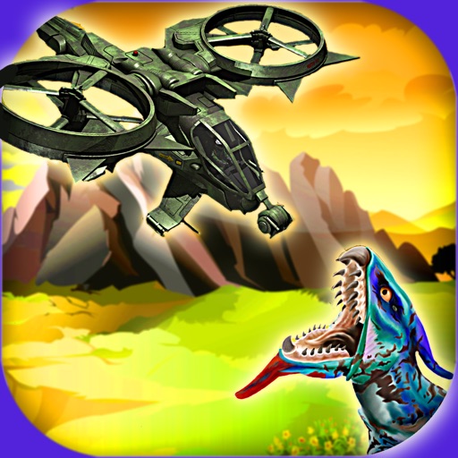 Crazy Helicopter Bomber Attack - Invasion Adventure of the Flying Jurassic Dinosaurs Icon
