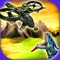 Crazy Helicopter Bomber Attack - Invasion Adventure of the Flying Jurassic Dinosaurs
