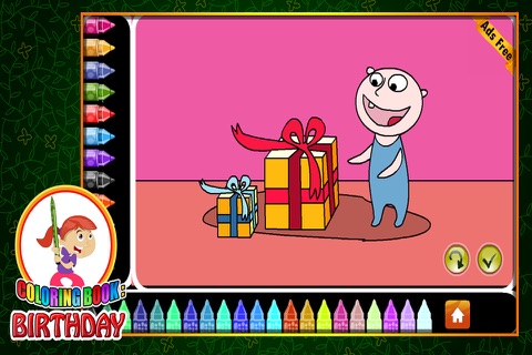 Coloring Book Birthday screenshot 3