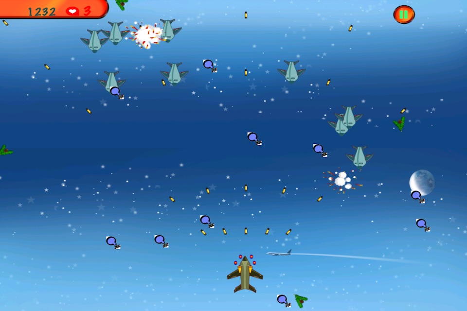 Airplane Shooting Fight Adventure - Night Sky Airplay Attack Free screenshot 3