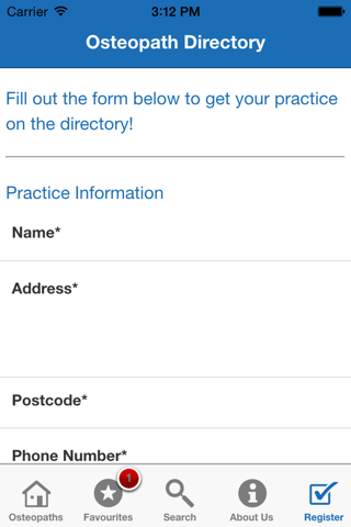 Osteopath Directory screenshot 4
