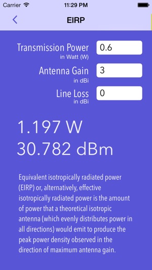 EIRP Calculator