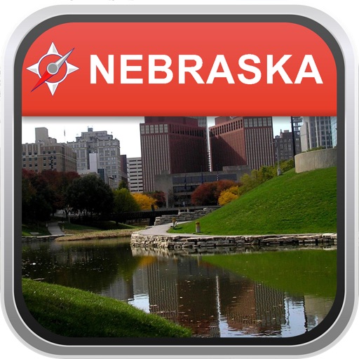 Offline Map Nebraska, USA: City Navigator Maps icon