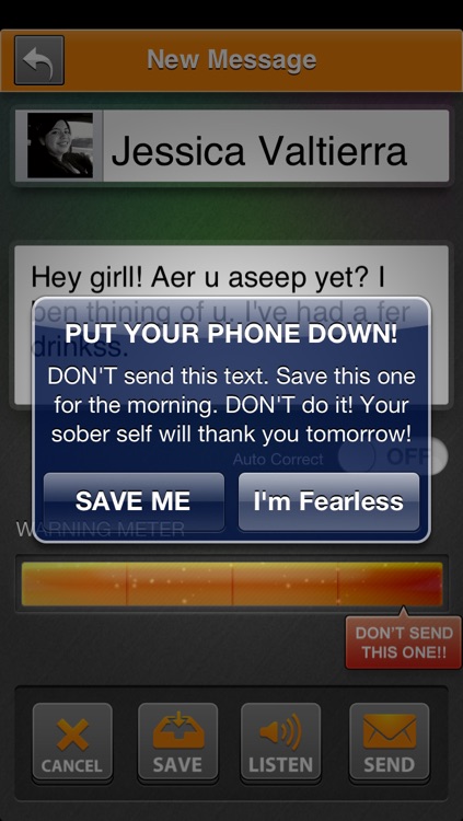 Drunk Text Savior