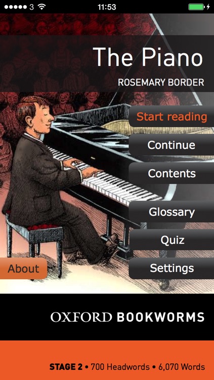 The Piano: Oxford Bookworms Stage 2 Reader (for iPhone)