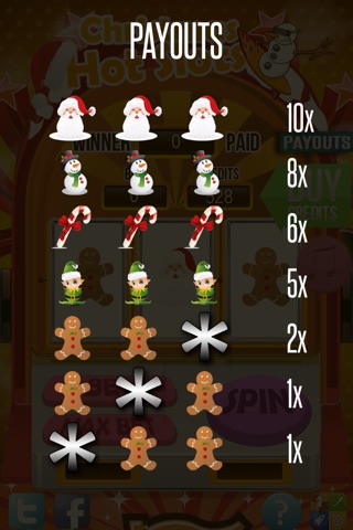 Christmas Hot Slots – Your free slot machines game for Xmas and good luck in the New Year 2014 screenshot 2