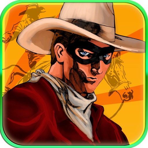 Lone Ranger Star Trail Run - Masked Man Cowboy & Tonto Rides the Old Western in Gangstar Glory Silver Horse - Halloween Edition