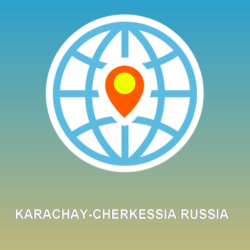 Karachay-Cherkessia Russia Map icon