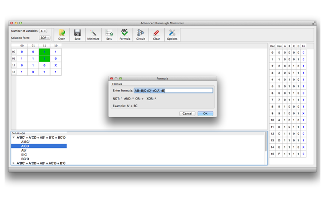 Advanced Karnaugh Minimizer(圖3)-速報App