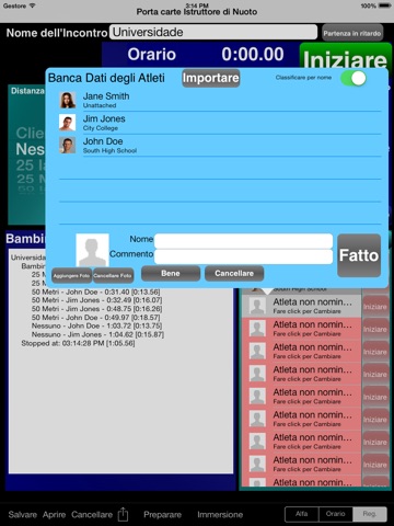 Swimming Coachs Clipboard iPad screenshot 3