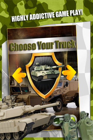 Army Battle Tank & Trucks Racing - Free Realistic Heavy Armor TT Cars Race Games screenshot 2