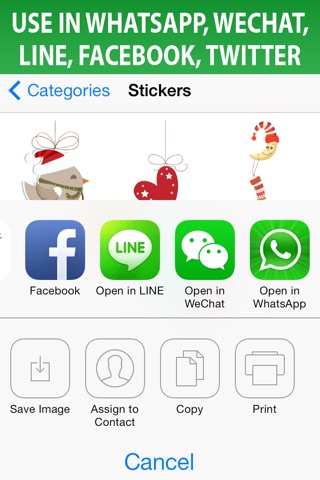 Christmas Stickers for WhatsApp and Chat screenshot 4
